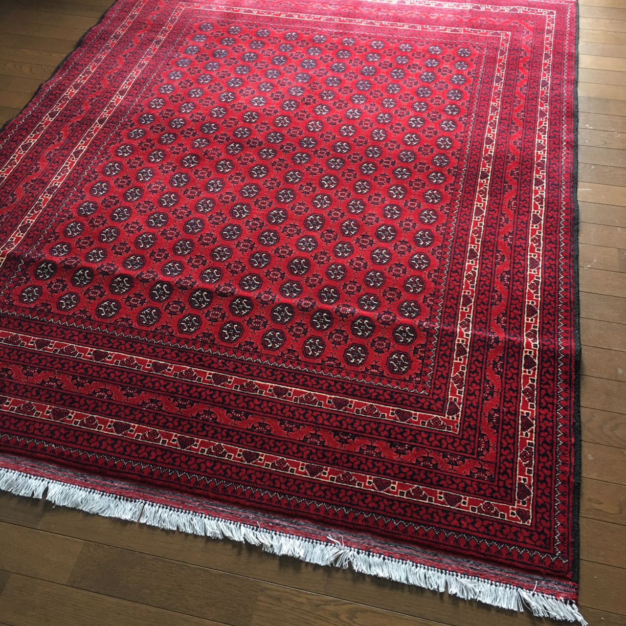 アフガニスタン　絨毯　ラグ　　  86 x122cm アフガニスタン絨毯ラグ 86 x122cm