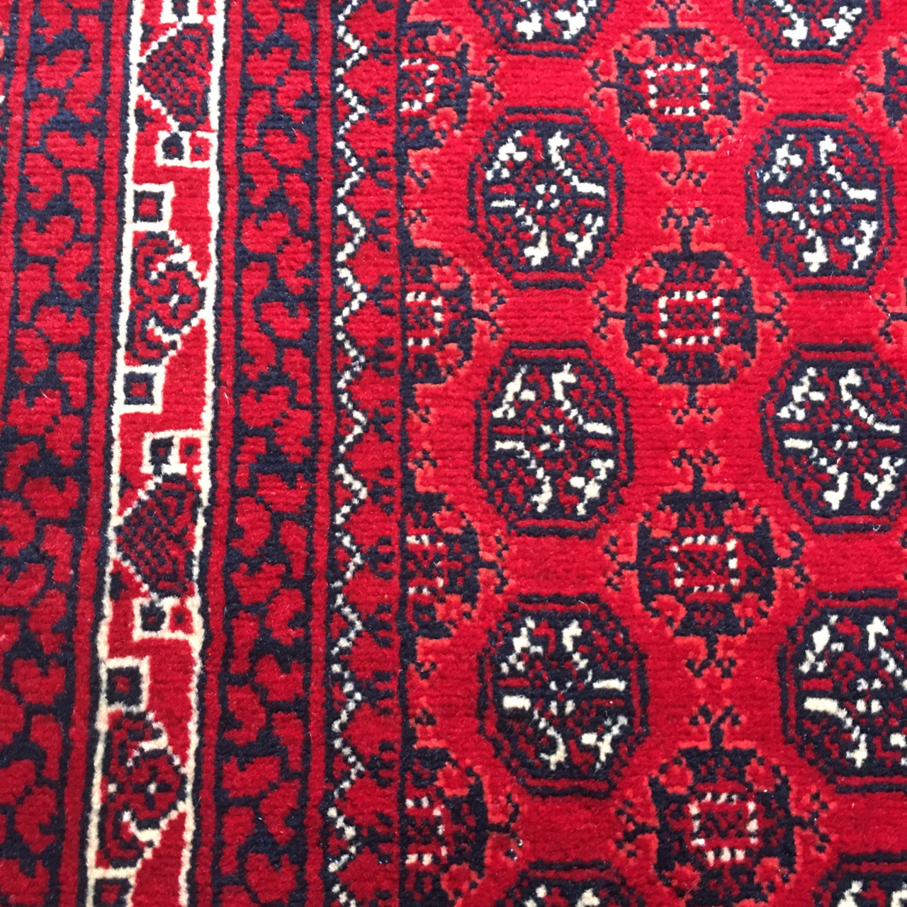 191×152cm アフガニスタン 絨毯手織り ファインホジャロシュナイ