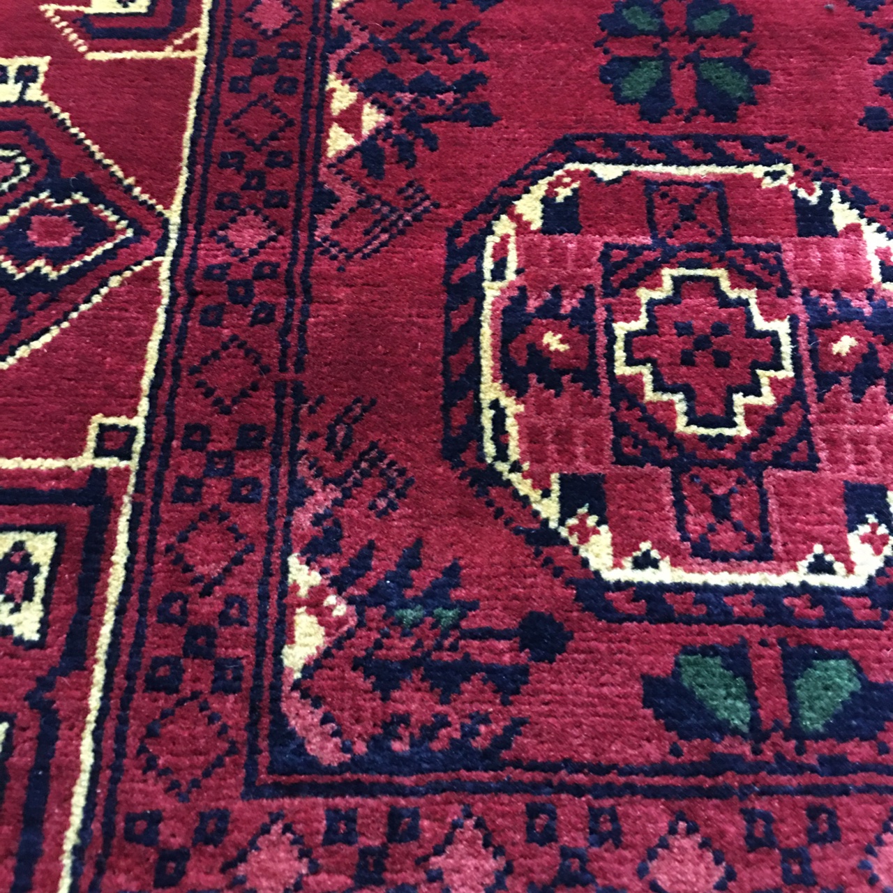 柔らかくてソフトな手触りアフガン絨毯カミヤブランナー – アフガン道