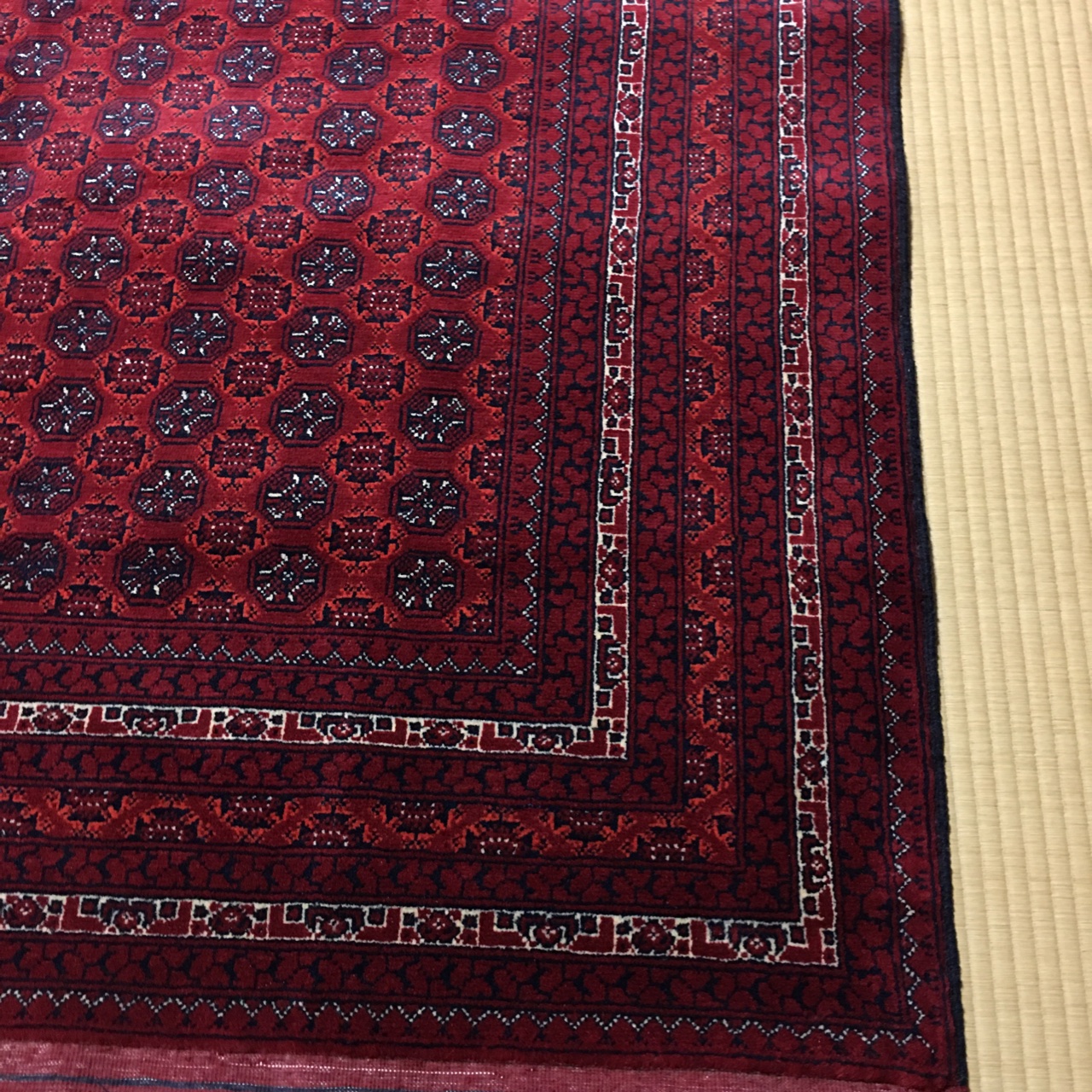 新品アフガン絨毯の女王貴重なホジャロシュナイ4平米サイズ 草木染めアフガンラグ – アフガン道